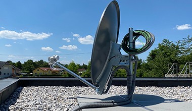 Sat-Anlage von Hybrid Energy, der Elektriker für Photovoltaik in St. Pölten - Niederösterreich